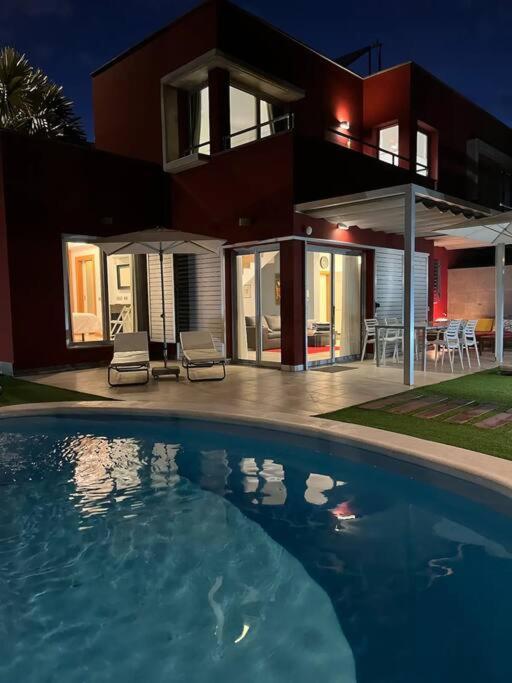 Sea View Villa Vista Golf Salobre  Luaran gambar